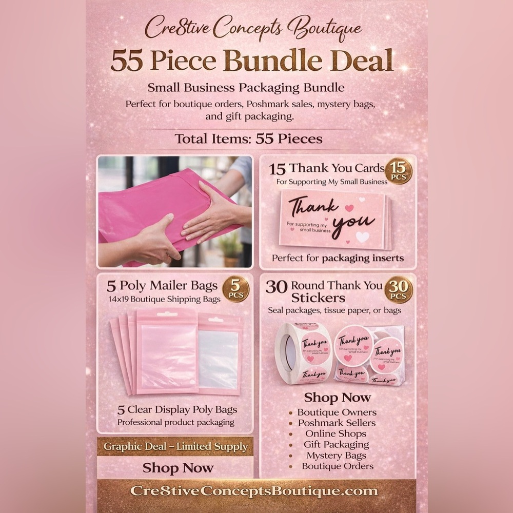 Shipping Bundle Essentials, 55 items